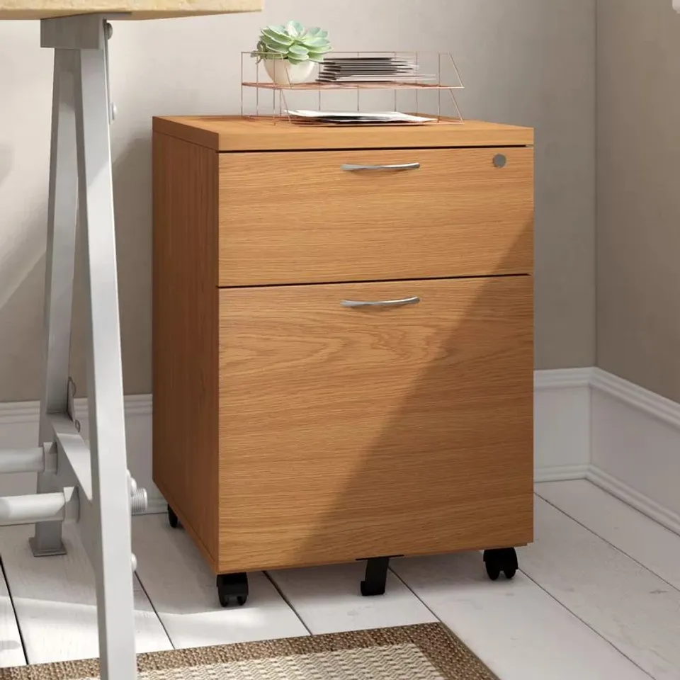 BOXED BUARIKI 40.4CM WIDE 2 DRAWER MOBILE FILE CABINET (1 BOX)