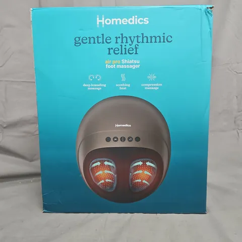 BOXED HOMEDICS AIR PRO SHIATSU FOOT MASSAGER FMS-350HGY-GB