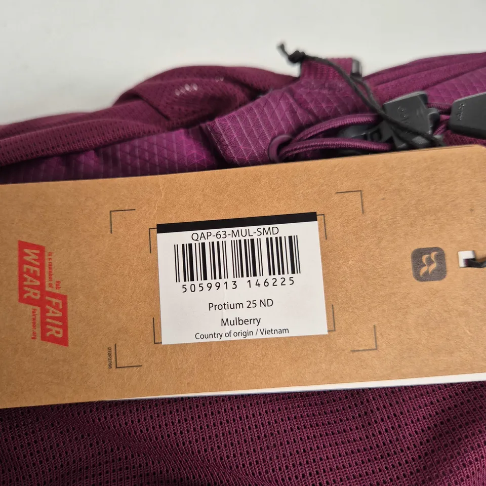RAB PROTIUM 25 ND DAY BAG – MULBERRY (VIETNAM) 