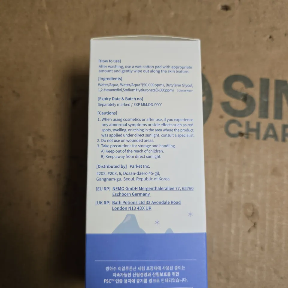 MIXSOON GLACIER WATER HYALURONIC ACID SERUM – 300 ML