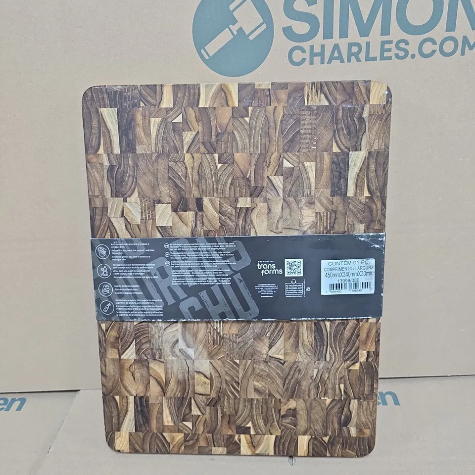 TRAMONTINA CHURRASCO WOODEN CHOPPING BOARD