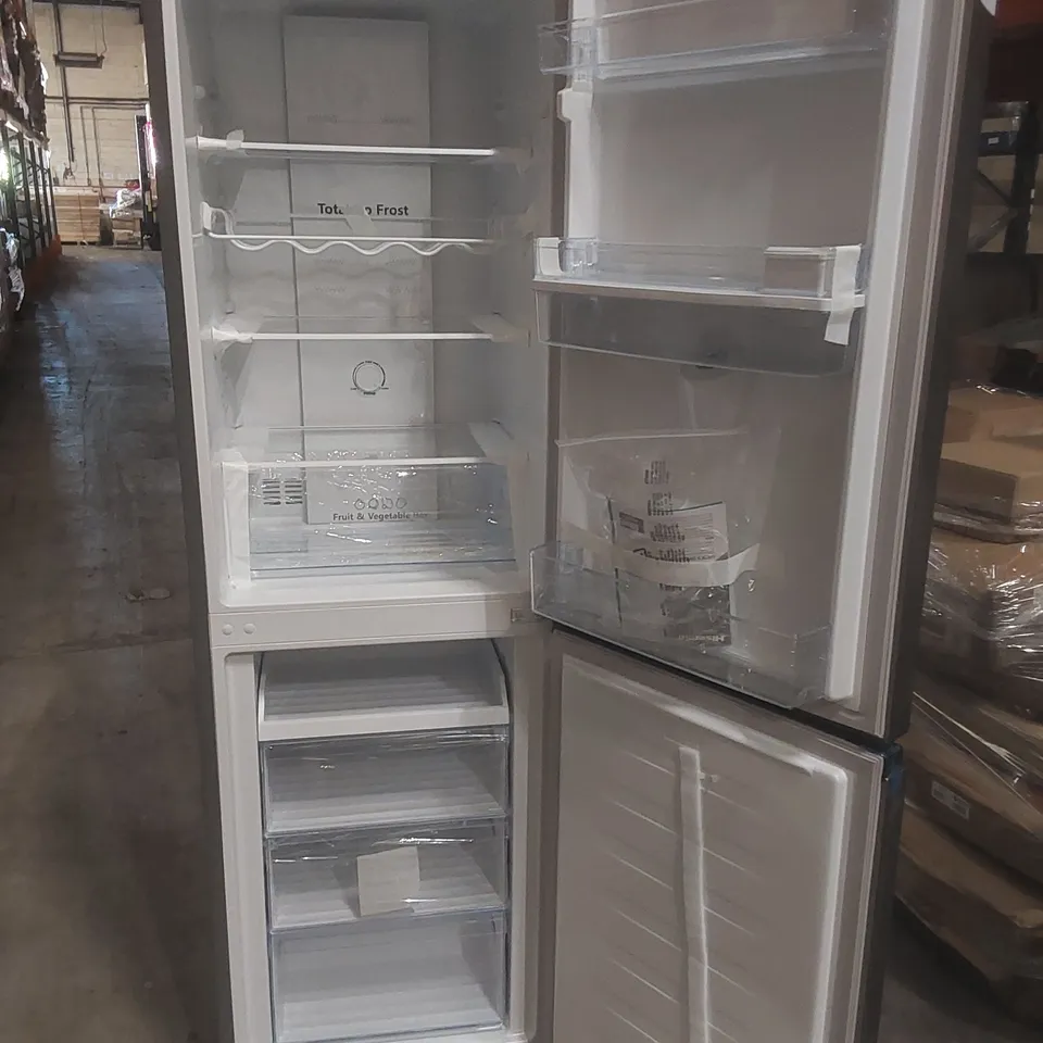 HISENSE RB327N4WCE 50/50 FRIDGE FREEZER - STAINLESS STEEL