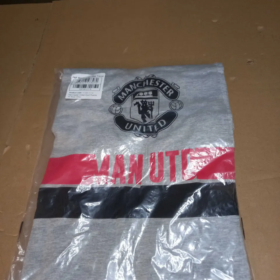 MANCHESTER UNITED FC SHORT PYJAMAS SIZE 11-12