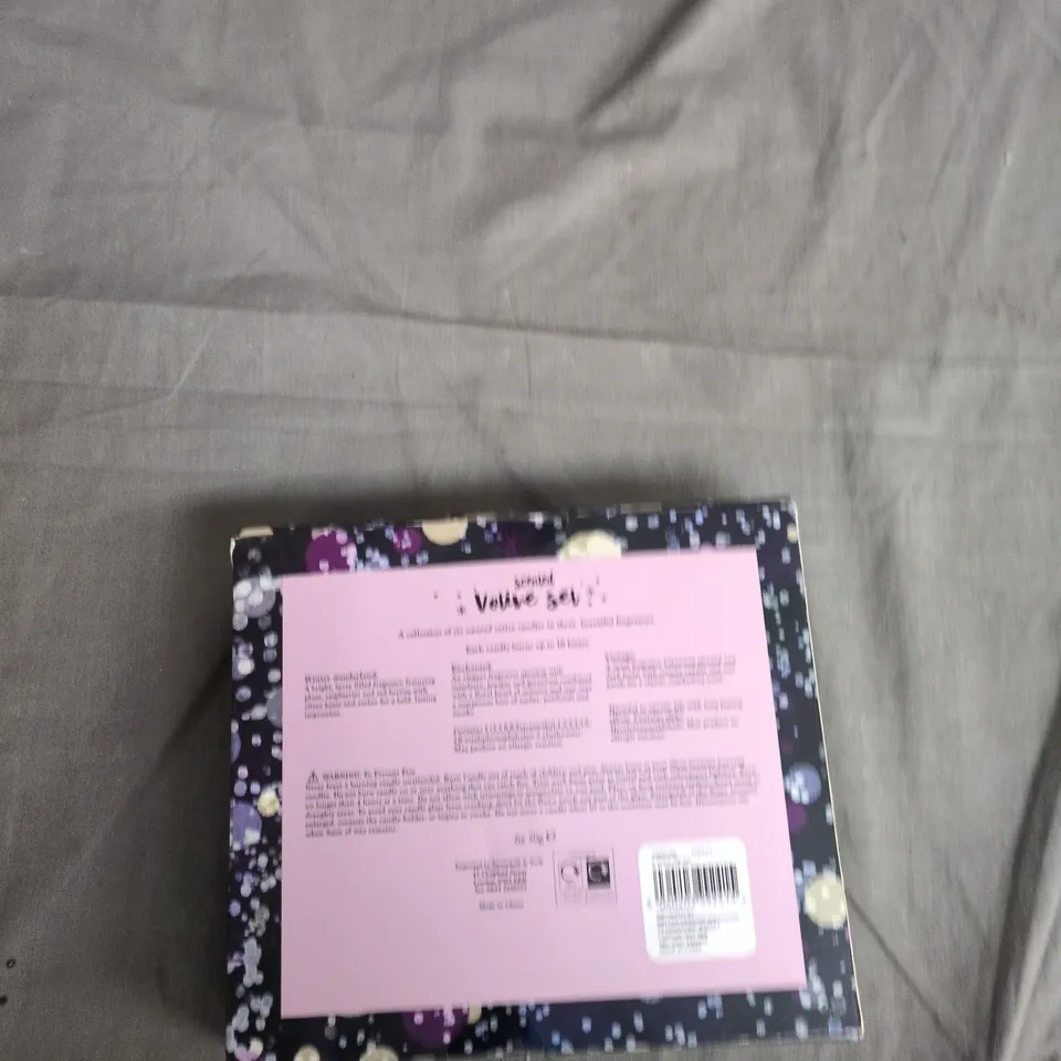 SCENTED CANDLE SET (6) – HAPPY, SMILE, BELIEVE, LIVE, LAUGH & LOVE