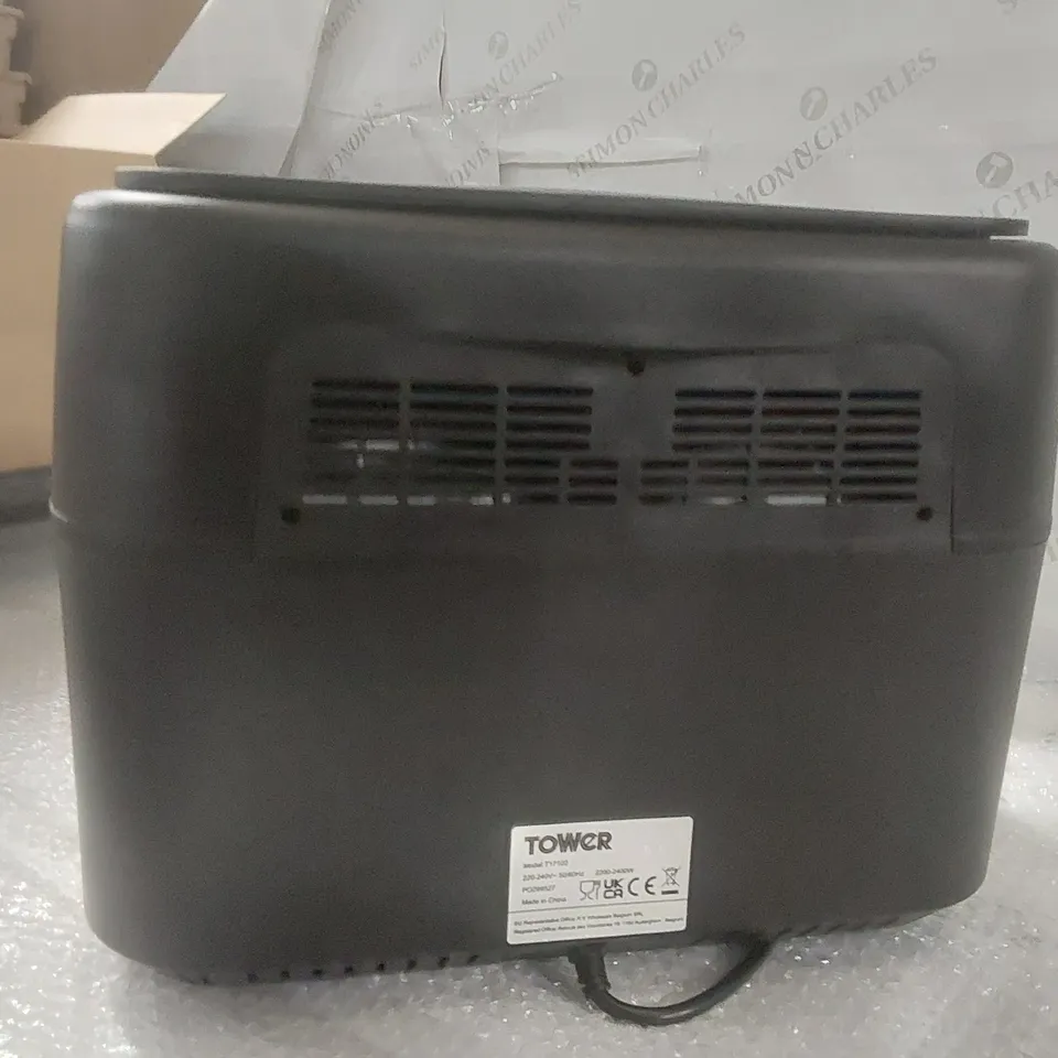 BOXED TOWER 11 LITRE DUAL COMPARTMENT AIR FRYER OVEN 