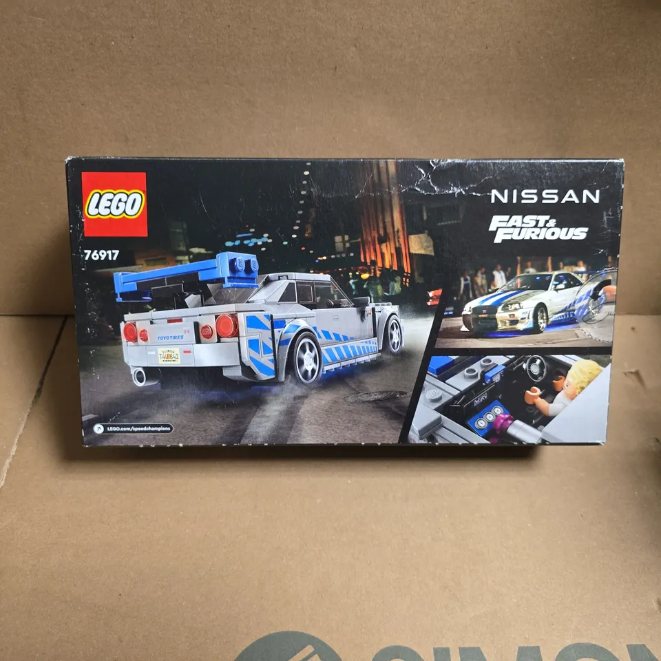 LEGO SPEED CHAMPIONS FAST & FURIOUS NISSAN SKYLINE GT-R (R34) – BOXED