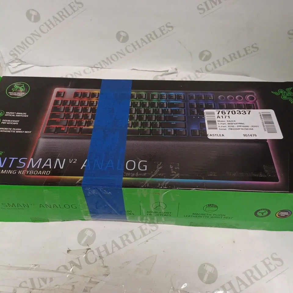 RAZER HUNTSMAN V2 ANALOG PREMIUM GAMING KEYBOARD