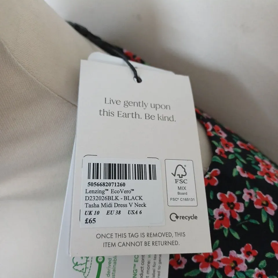 NOBODYS CHILD TASHA MIDI DRESS SIZE 10