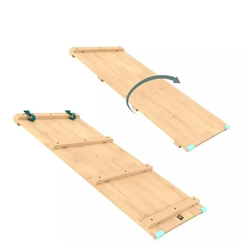 INDOOR WOODEN BRIDGE AND SLIDE - COLLECTION ONLY