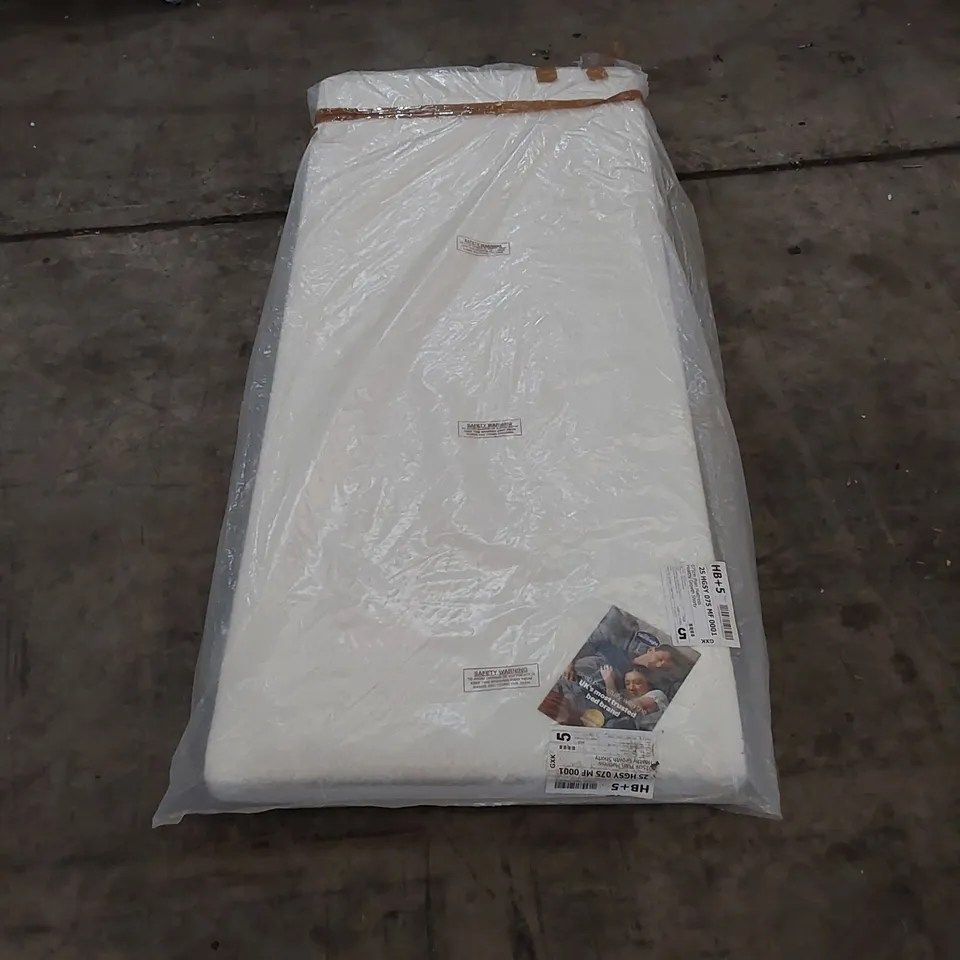 QUALITY BAGGED 75CM HEALTHY GROWTH SHORTY PLAIN MATTRESS 