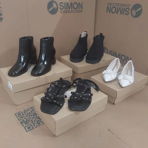 PALLET CONTAINING APPROXIMATELY 60x BRAND NEW DESIGNER SHOES INCLUDING: JD WILLIAMS BOOTS, JD WILLIAMS HIGH HEELS, JD WILLIAMS SANDALS, JD WILLIAMS SHOES ECT