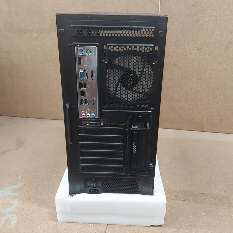 BOXED CUSTOM GAMING PC - GEFORCE RTX 3050 6GB PALIT GRAPHICS CARD, INTEL I7-2600 CPU, 600W ATX PSU, 16GB RAM, 256GB SSD ECT