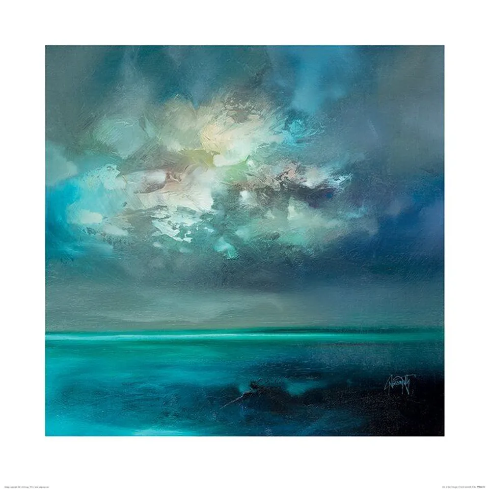ISLE OF SKYE EMERGES BY SCOTT NAISMITH - PRINT ON PAPER
