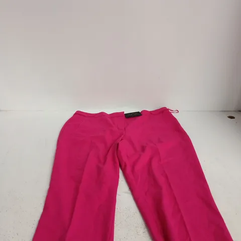 NEXT TAILORING PINK TAPERED TROUSERS, UK 14R