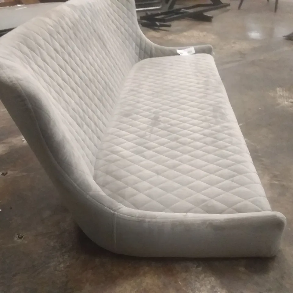 GREY FABRIC BENCH