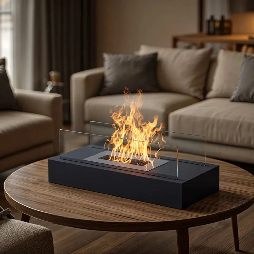 BOXED WALBURG BIO - ETHANOL TABLETOP FIREPLACE 