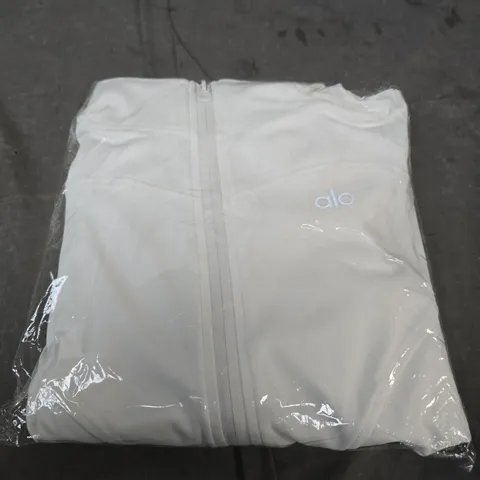 ALO ZIPPED WHITE JACKET SIZE UNSPECIFIED