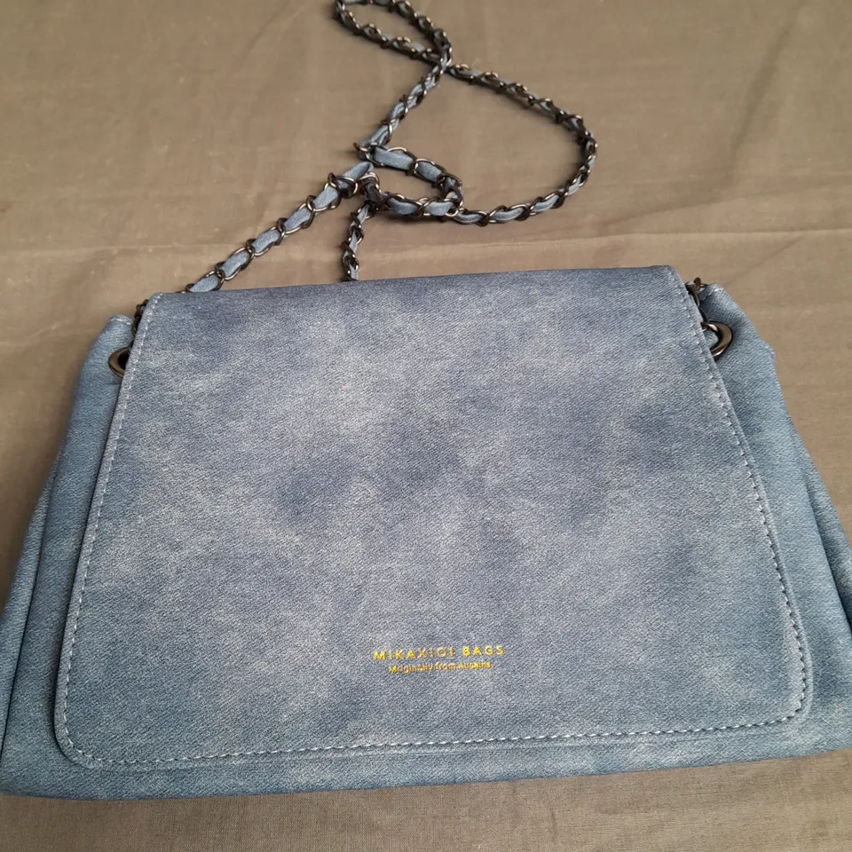 MIKAXIOI BAGS LIGHT BLUE CROSS BODY BAG