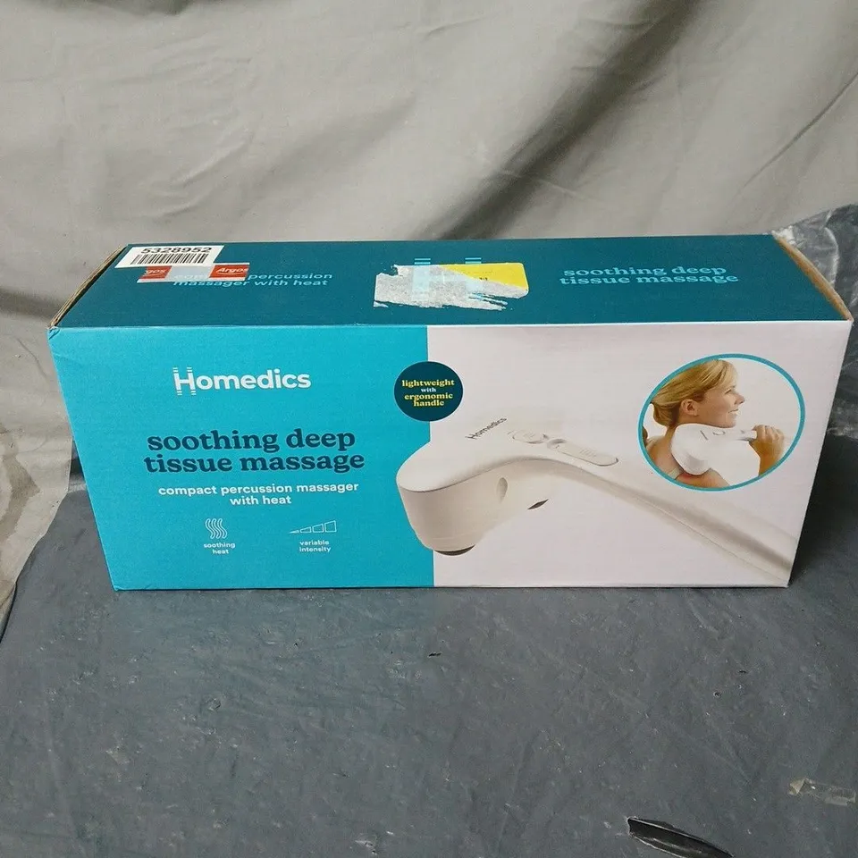 HOMEDICS SOOTHING DEEP TISSUE MASSAGE BOXED