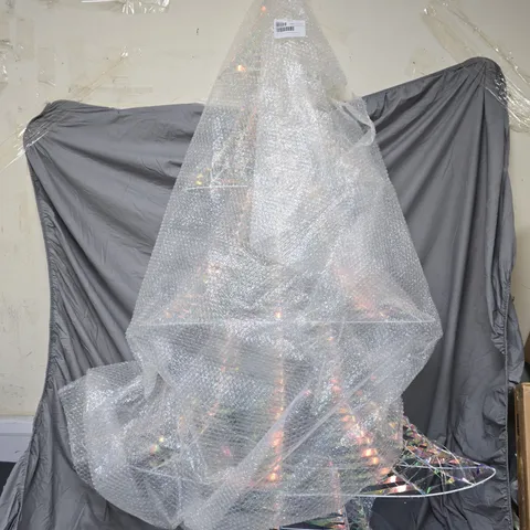 FESTIVE 150/210CM PRE LIT IRIDESCENT STATEMENT TREE - COLLECTION ONLY