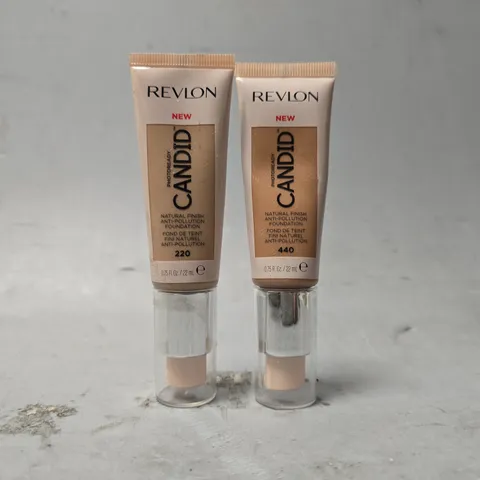 BOX OF APPROXIMATELY 20 ASSORTED HEALTH & BEAUTY ITEMS TO INCLUDE -REVLON CANDID FOUNDATION 220 , REVLON CANDID FOUNDATION 440 