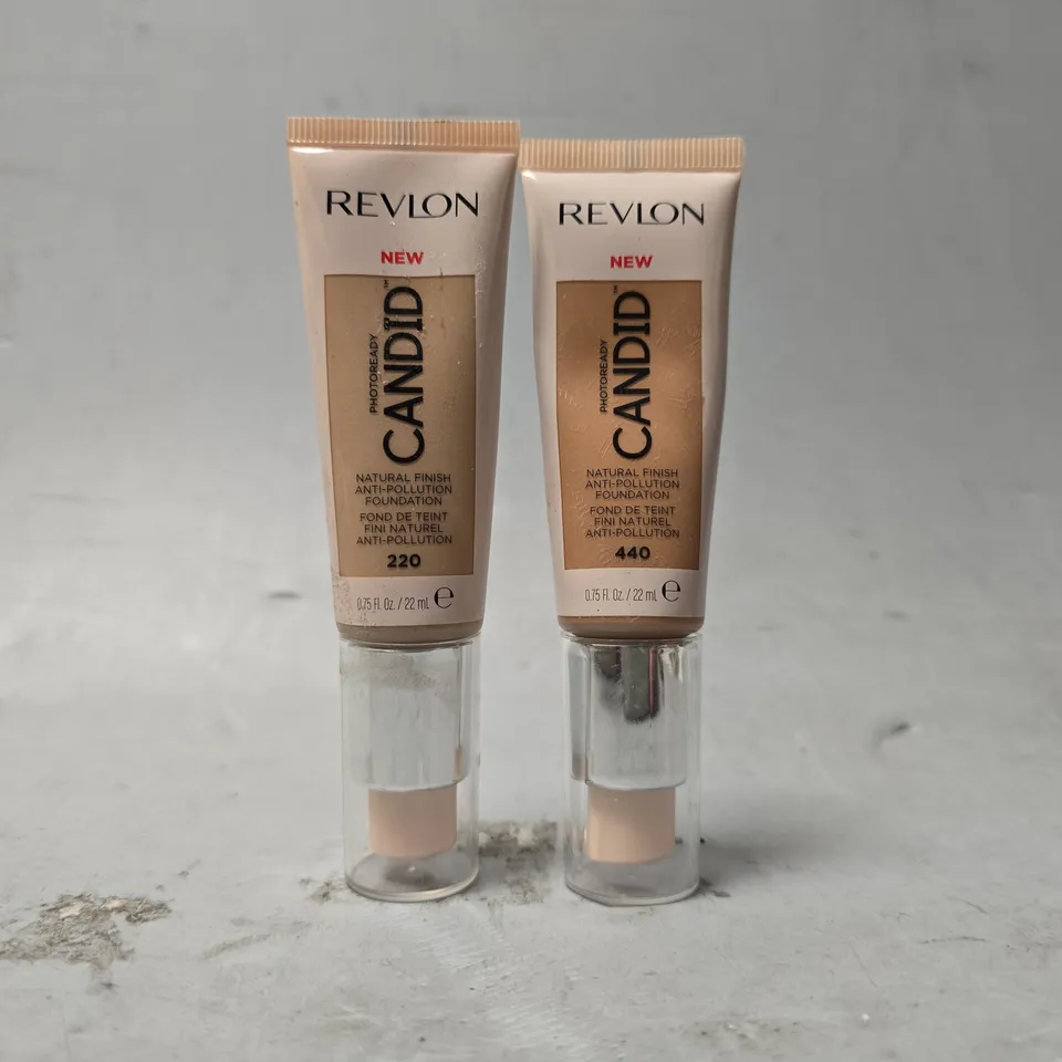 BOX OF APPROXIMATELY 20 ASSORTED HEALTH & BEAUTY ITEMS TO INCLUDE -REVLON CANDID FOUNDATION 220 , REVLON CANDID FOUNDATION 440 