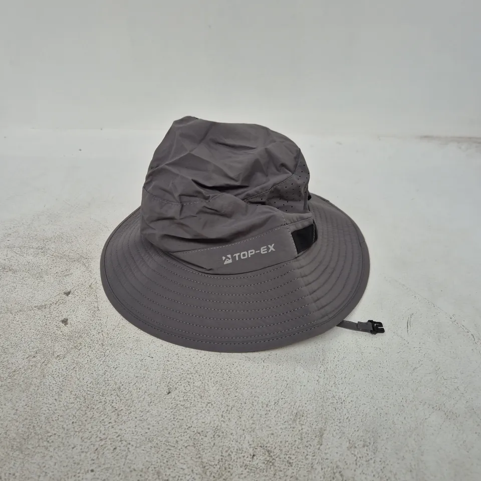 TOP-EX WIDE BUCKET HAT – GREY (SIZE ML)