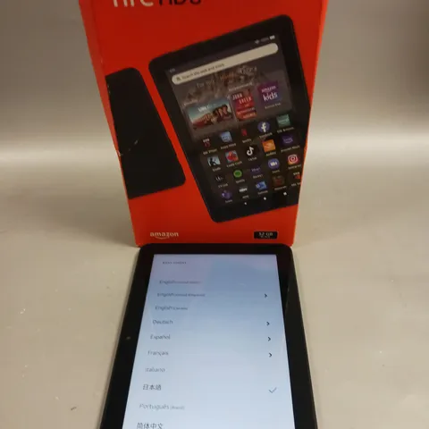 BOXED AMAZON FIRE HD8 TABLET