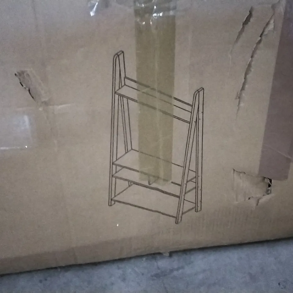 BOXED TIVA LADDER TV UNIT OAK 