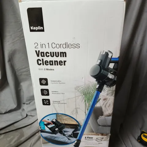 KEPLIN 2-IN-1 CORDLESS VACUUM CLEANER – BOXED