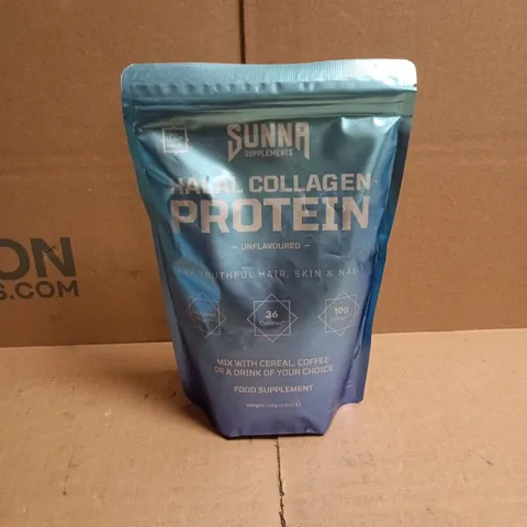 SUNNA SUPPLEMENTS HALAL COLLAGEN PROTEIN UNFLAVOURED 250G