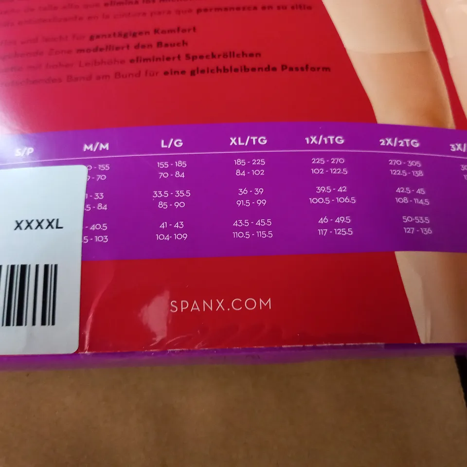 SPANX HIGH POWER SHORTS - 3X BLACK