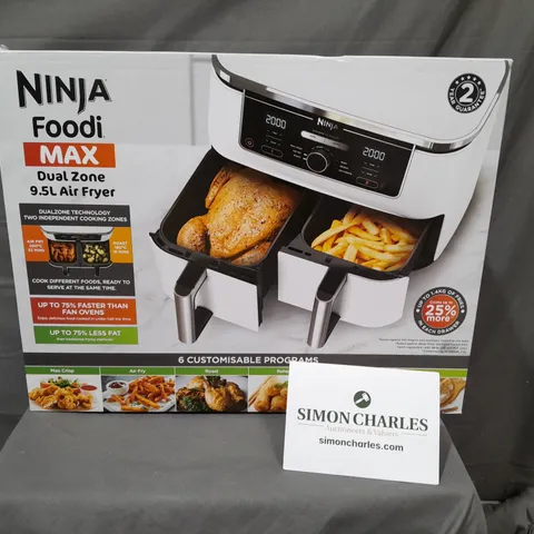 BOXED NINJA FOODI MAX DUAL ZONE 9.5L AIR FRYER