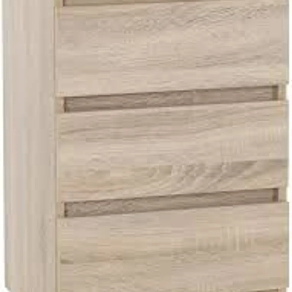 BOXED MALVERN 3 DRAWER BEDSIDE - SONOMA OAK EFFECT (1 BOX)