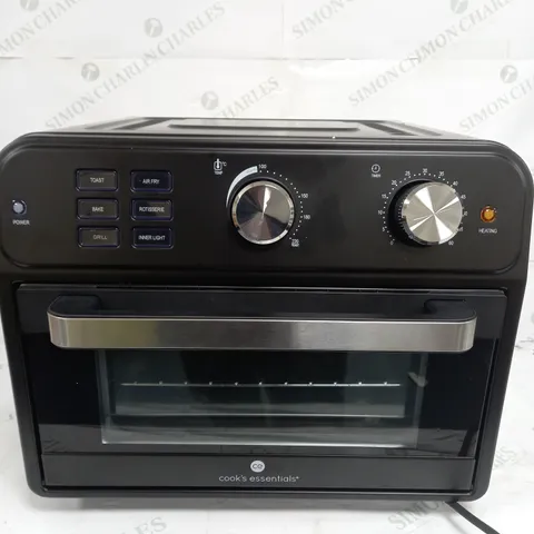 BOXED COOK'S ESSENTIAL 21-LITRE AIRFRYER OVEN IN BLACK