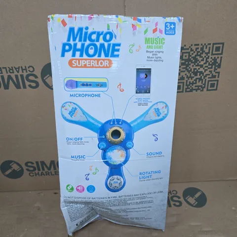 BOXED MICROPHONE SUPERLOR TOY