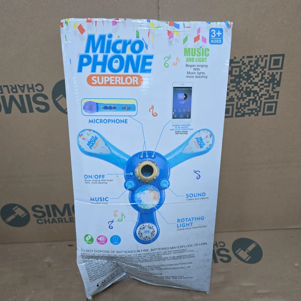 BOXED MICROPHONE SUPERLOR TOY