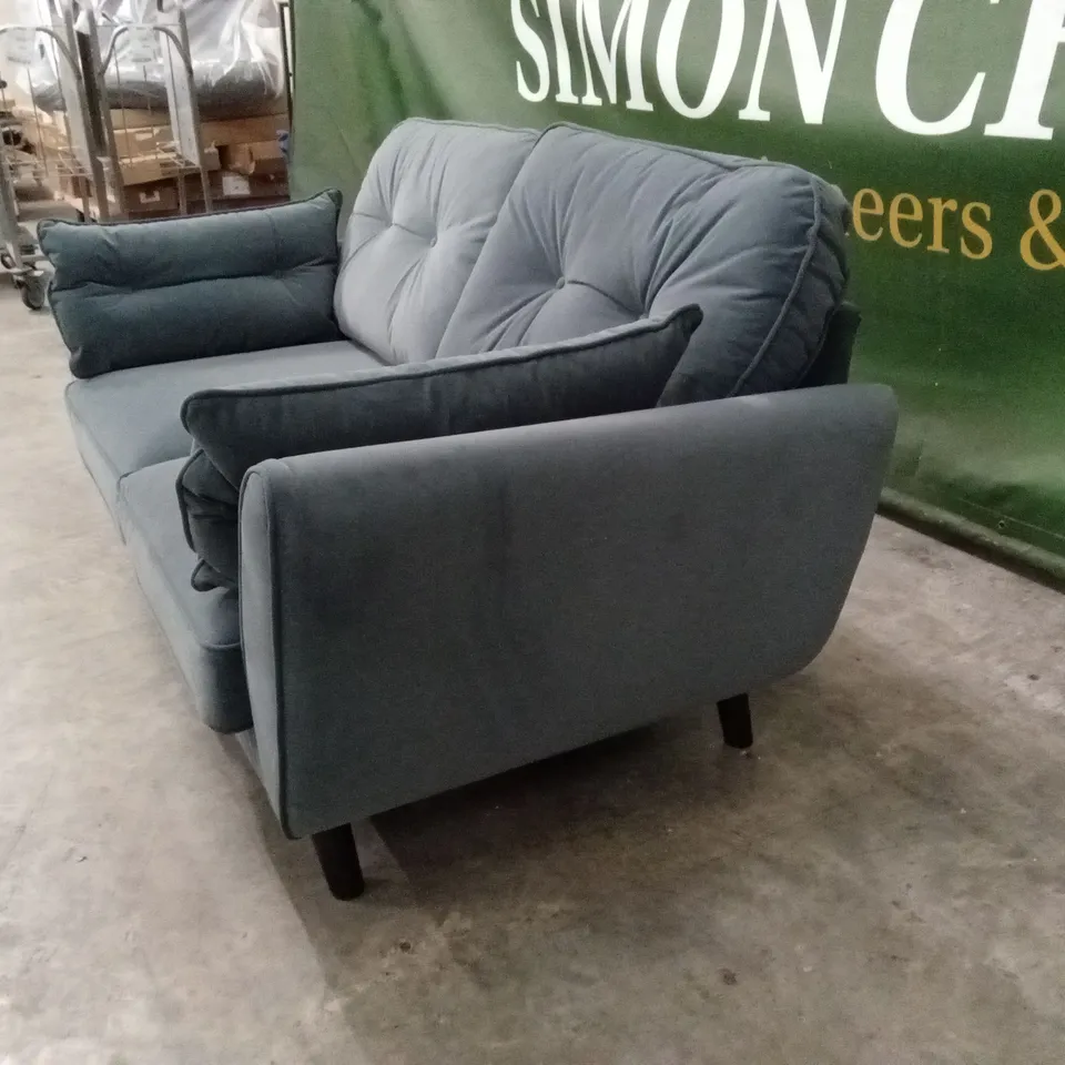 NEW PAULO FABRIC 2 SEATER SOFA RRP £649