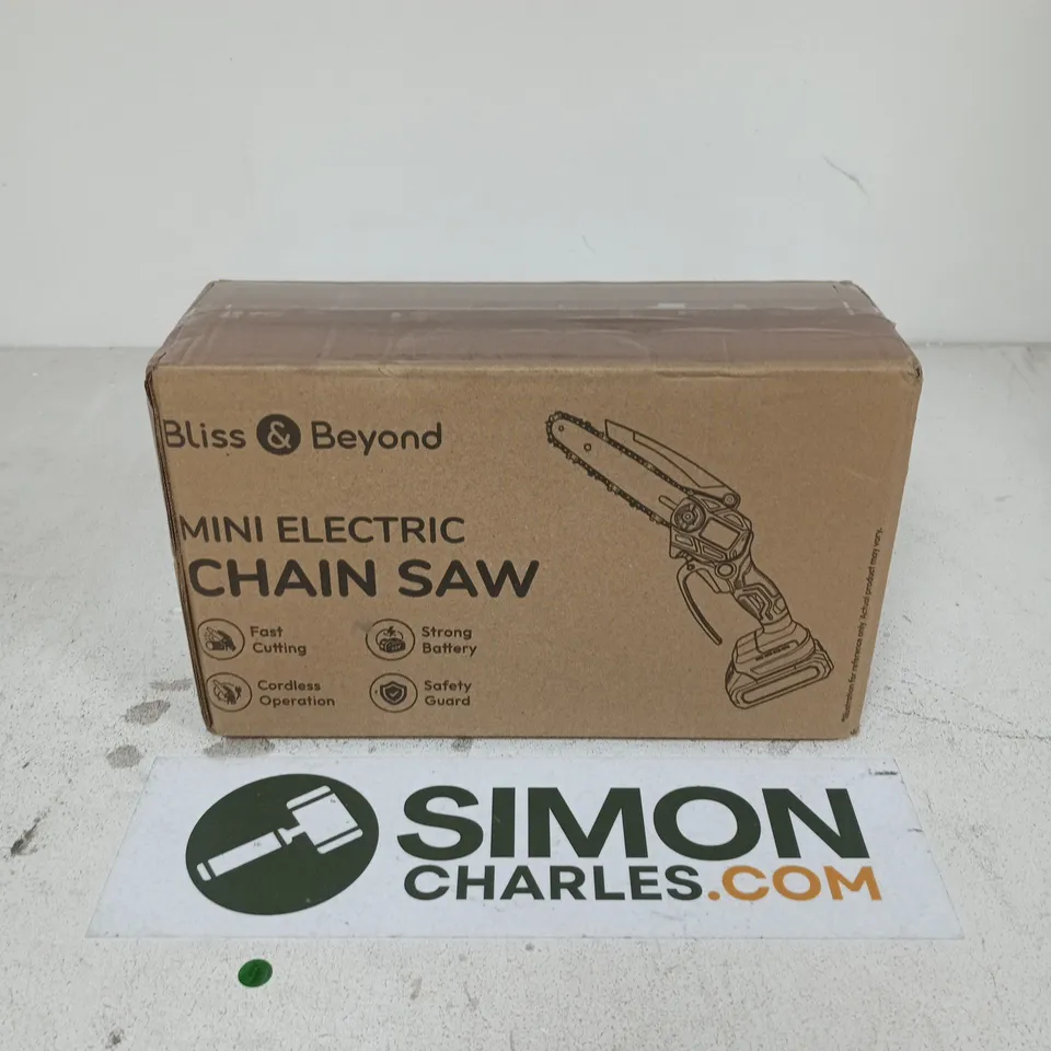 BOXED BLISS & BEYOND MINI ELECTRIC CHAINSAW