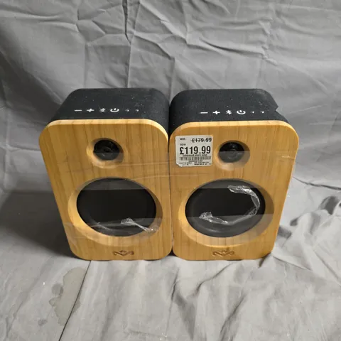 HOUSE OF MARLEY GET TOGETHER DUO WIRELESS SPEAKERS PAIR