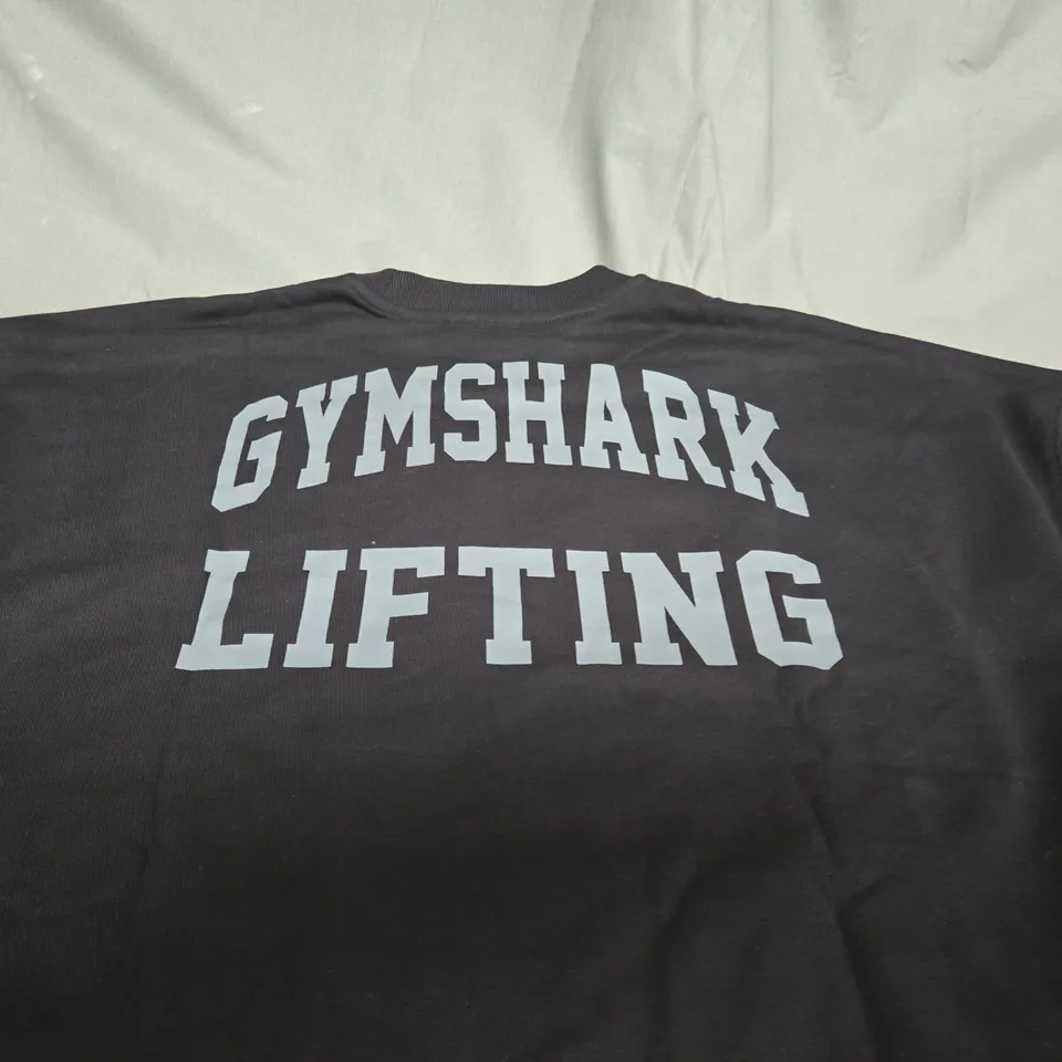 GYMSHARK LIFTING GRAPHIC MIDI SWEATSHIRT SIZE L