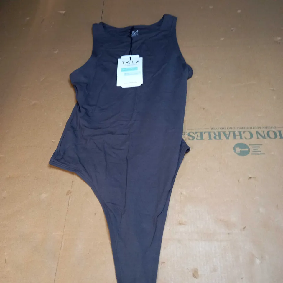 HIGH NECK SLEEVELESS BODYSUIT SIZE S