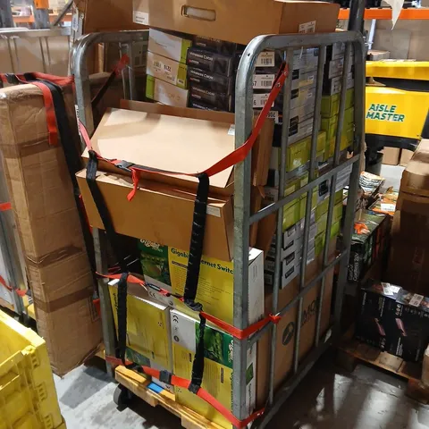 CAGE OF ASSORTED ELECTRICAL ACCESSORIES