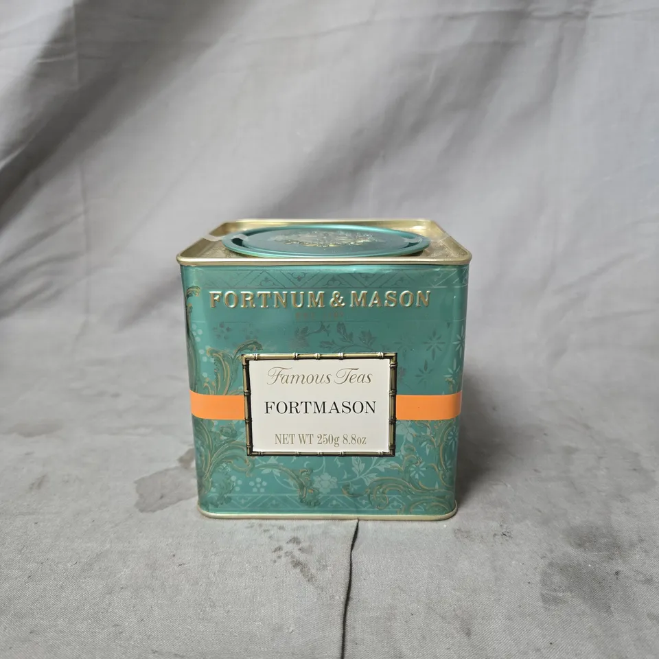 FORTNUM & MASON FORTMASON LOOSE LEAF BLACK TEA WITH ORANGE BLOSSOM FLAVOURING – 250G TIN