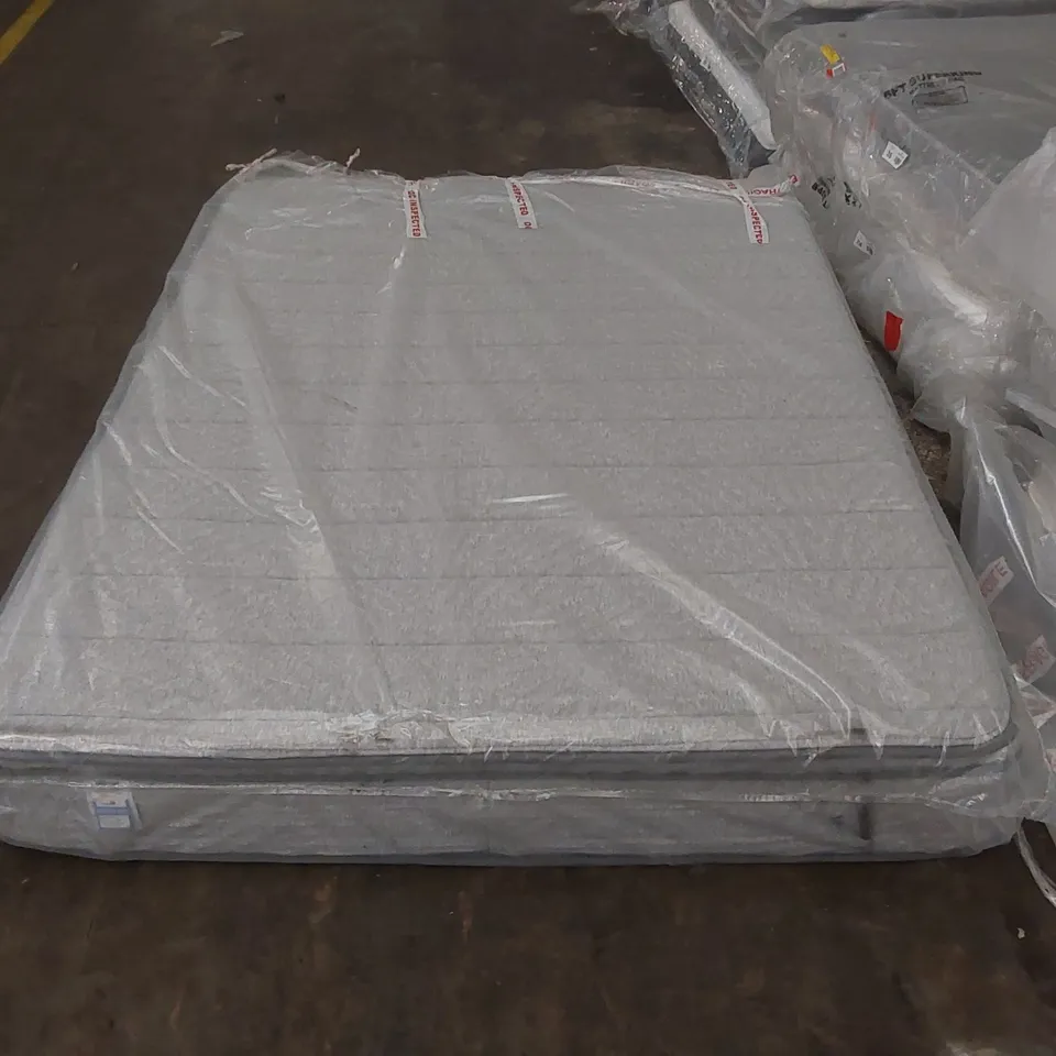 QUALITY BAGGED GAVIVI 27CM MEDIUM GEL MEMORY FOAM POCKET SPRUNG MATTRESS - 5' KING SIZE