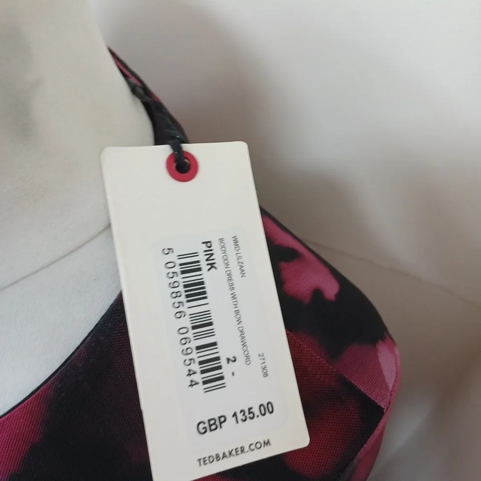 TED BAKER BODYCON DRESS SIZE 2
