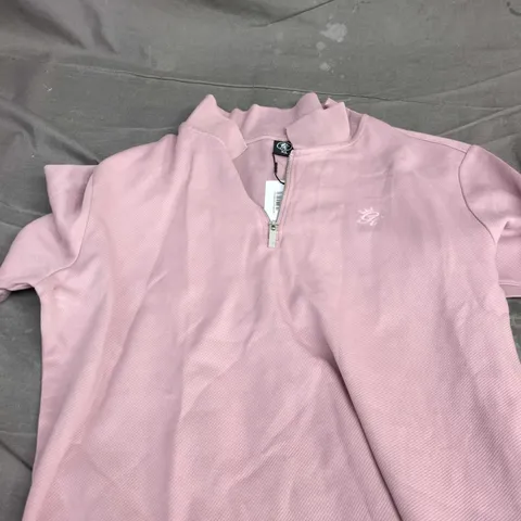 GK PORTALS TEXTURE POLO – DUSKY PINK, UK XL