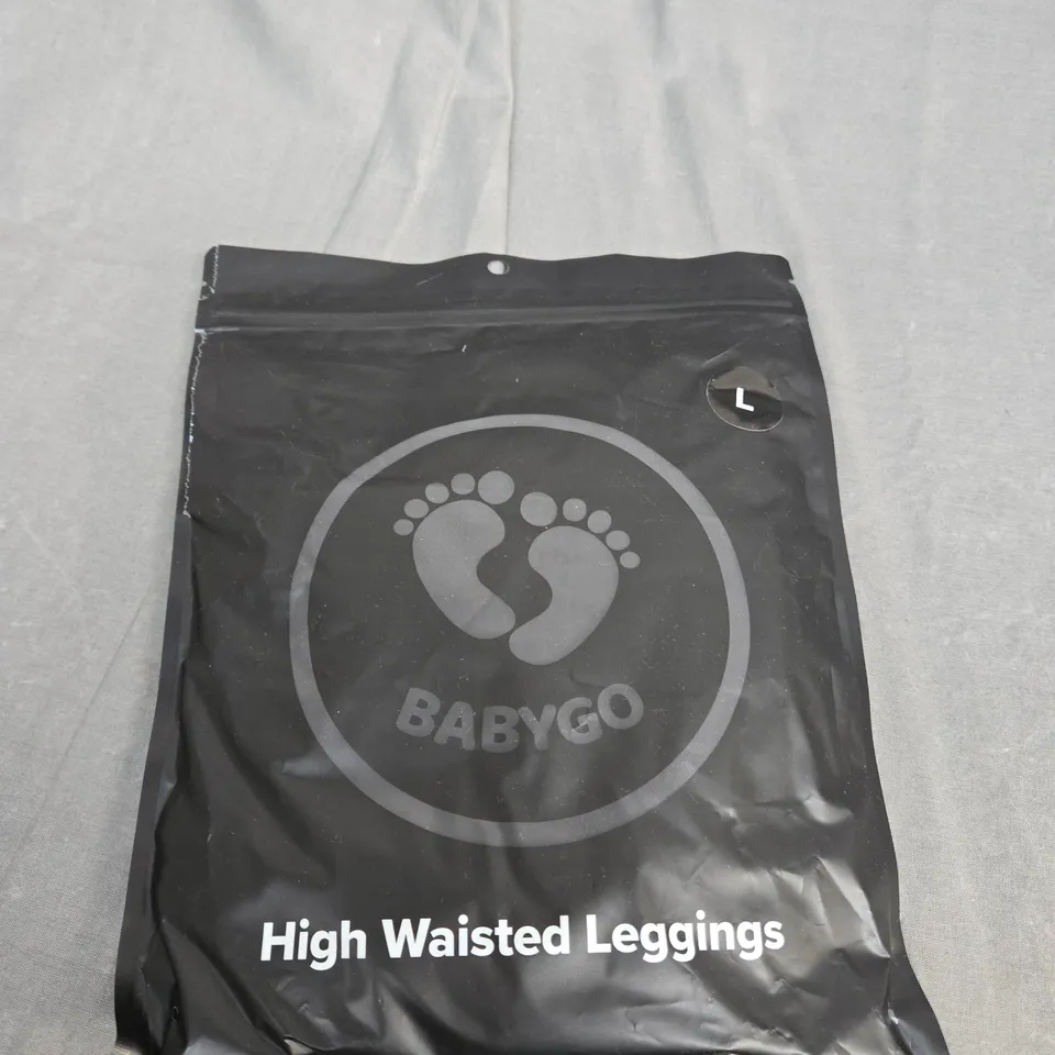 BABYGO HIGH WAISTED LEGGINGS SIZE L