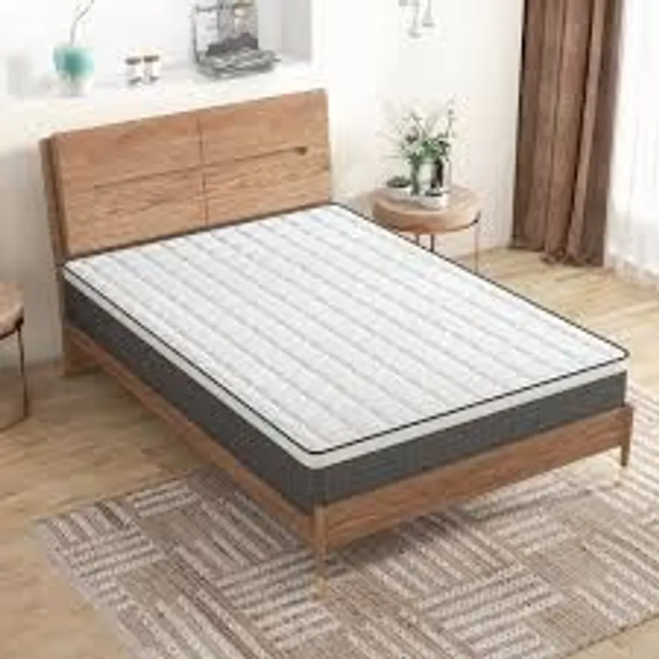 BOXED COSTWAY DOUBLE HIGH DENSITY FOAM SPRING MATTRESS