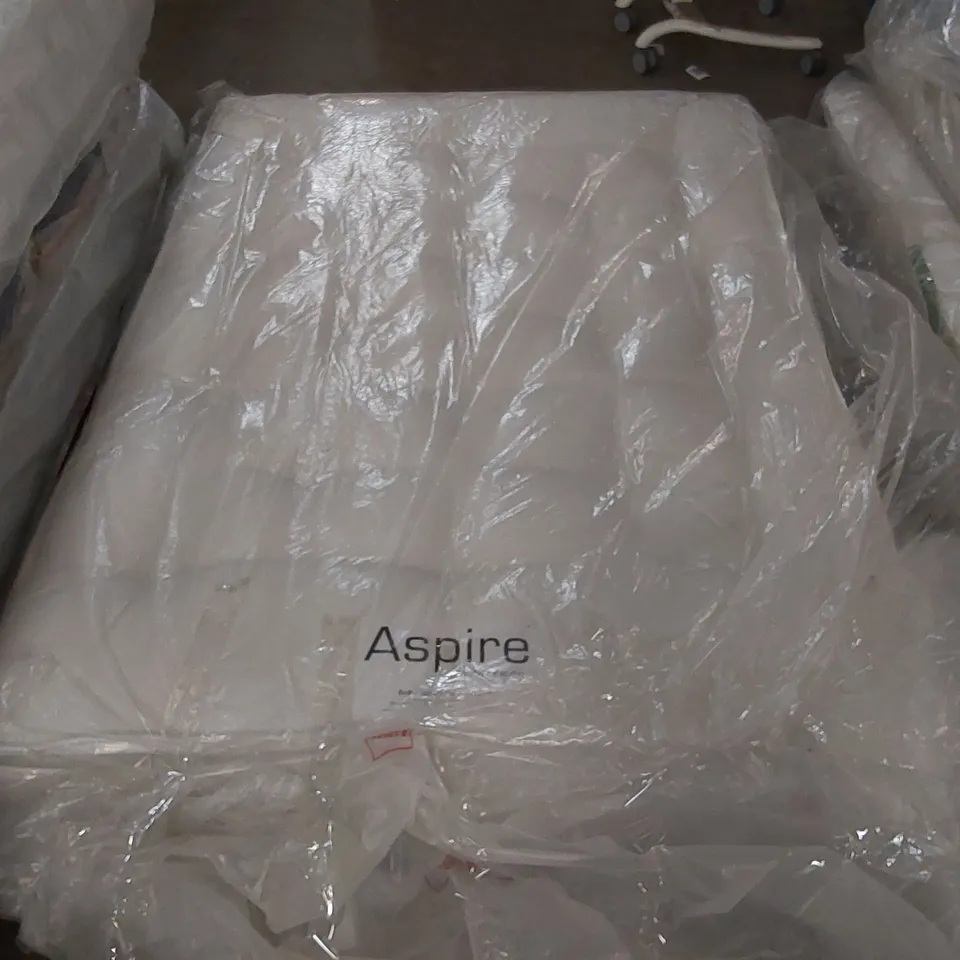 QUALITY BAGGED ASPIRE PILLOW TOP 4'6" DOUBLE MATTRESS 